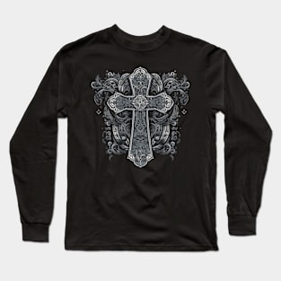 Cross, Christian Cross Long Sleeve T-Shirt